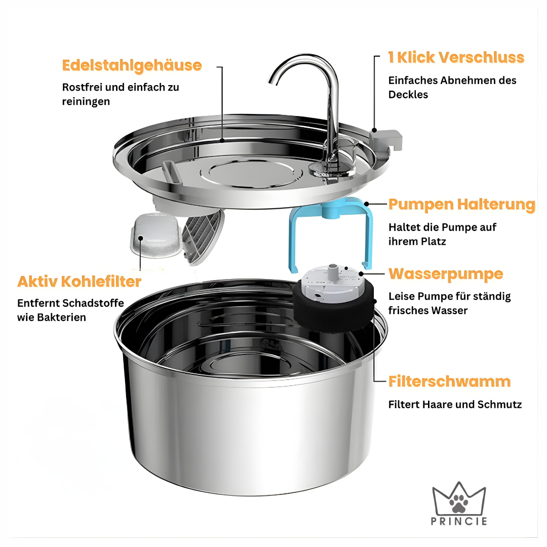 AquaBuddy – Der hygienische Trinkbrunnen für Hunde & Katzen