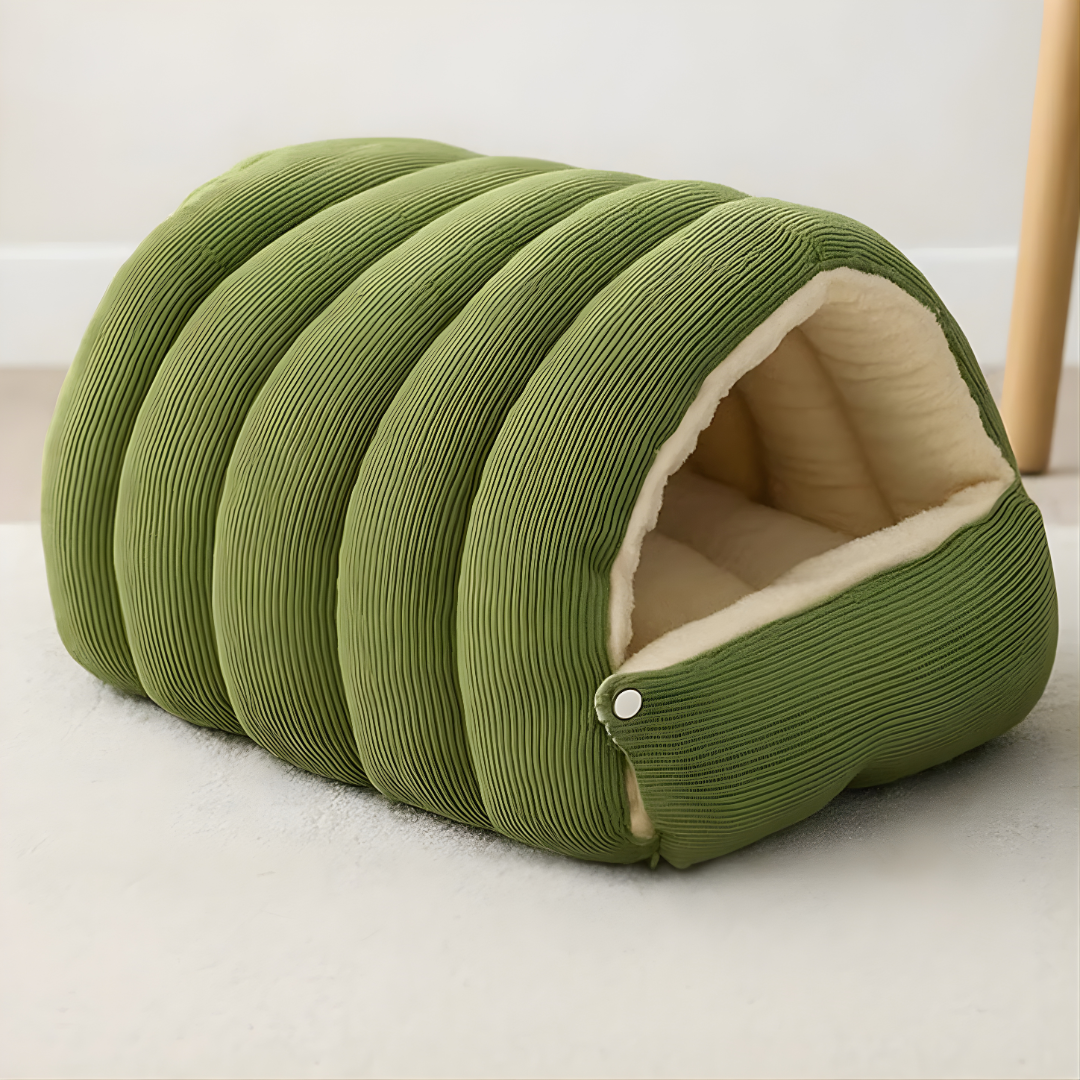 Traumhöhle – Kuschelige Winterhöhle für Katzen & kleine Hunde